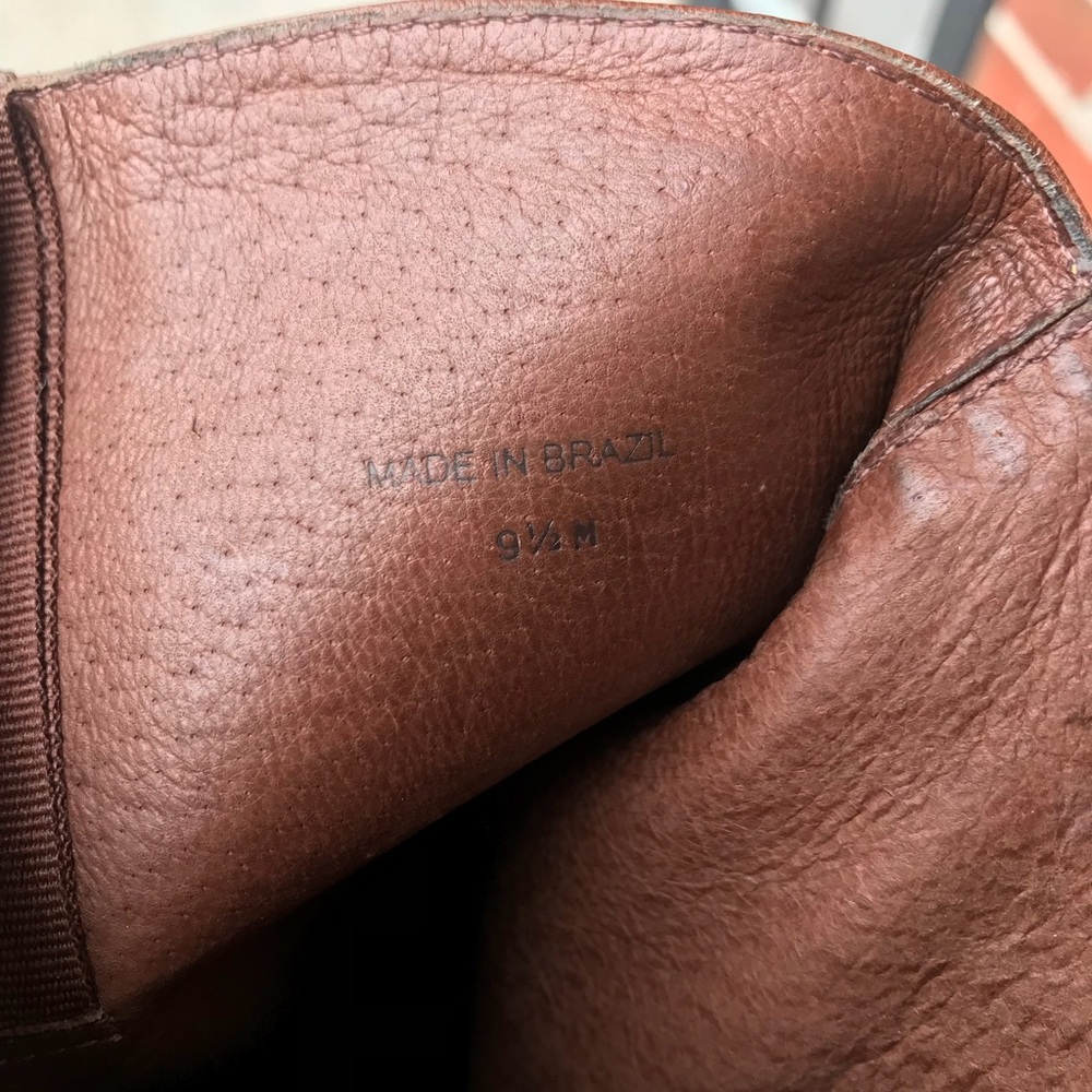 Michael Kors Brown Leather Western Boots 9.5 B - Picture 6 of 8